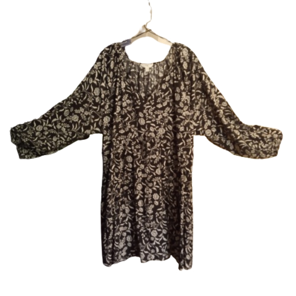 Terra & Sky Lightweight V Neck Loose Fit Size 1X